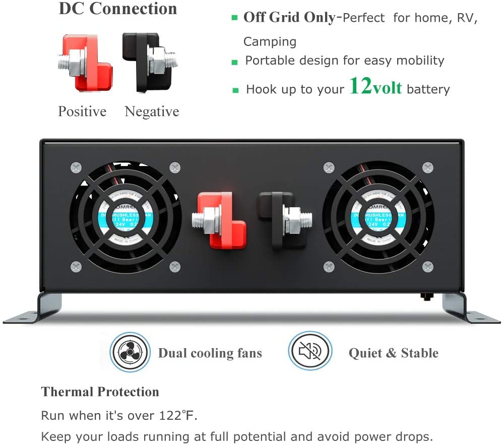 Off Grid Pure Sine Wave Solar  - Pure Sine Wave Inverter 5000W 48V 220V review and price