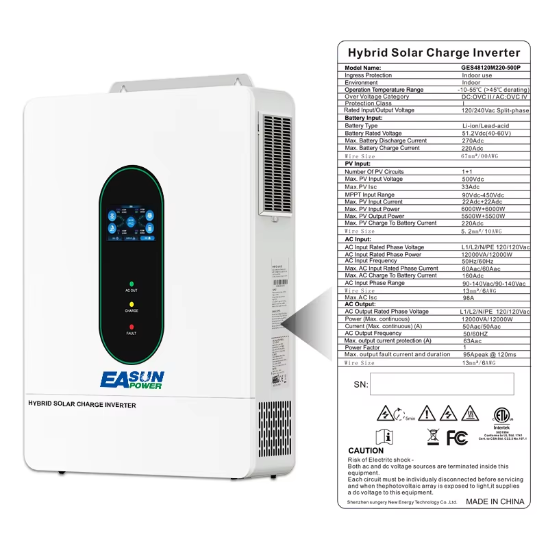 EASUN POWER 12000W 12KW 120V/1 - Grid Tie Inverter Limiter 2000W review and price