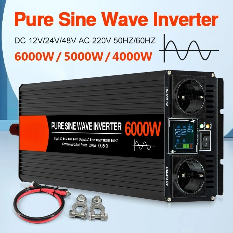 Pure Sine Wave Solar Inverter  - Pure Sine Wave Inverter 5000W 48V 220V review and price