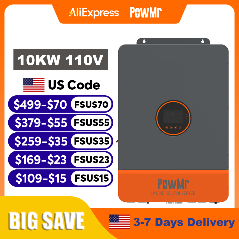 PowMr 16KW 10KW Split Phase In - Split Phase Inverter 10Kw 110V 220V review and price