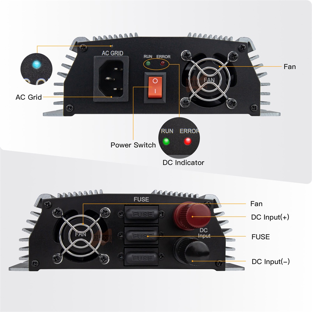 1400W Solar MPPT Micro Inverte - Micro Inverter 1400W Solar Grid Tie review and price